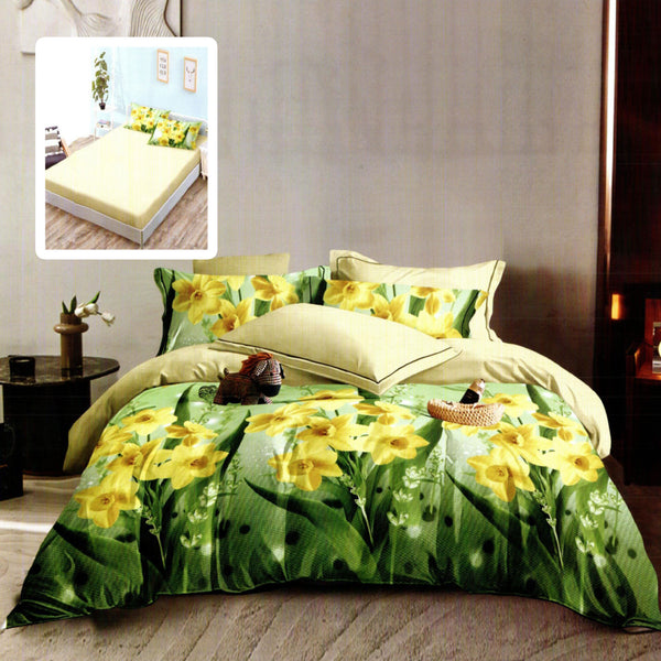 LENJERIE FINET 6 PIESE CU HUSĂ - 160x200 ȘI 180x200 (ADDISON-VH)