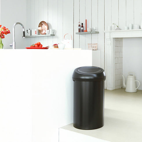 Cos de gunoi Brabantia Touch Bin 60L, negru mat 647252
