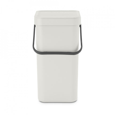 Cos de gunoi pentru colectare separata Brabantia Sort&Go 12L, Gri Deschis 1005511