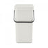 Cos de gunoi pentru colectare separata Brabantia Sort&Go 12L, Gri Deschis 1005511