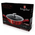 Cratita cu capac 24 cm Burgundy Metallic Line Berlinger Haus BH 1262N