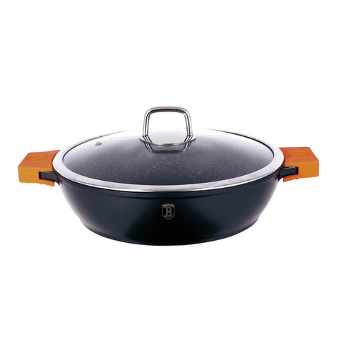 Cratita cu capac 28 cm Granit Diamond Line Berlinger Haus BH 1109N