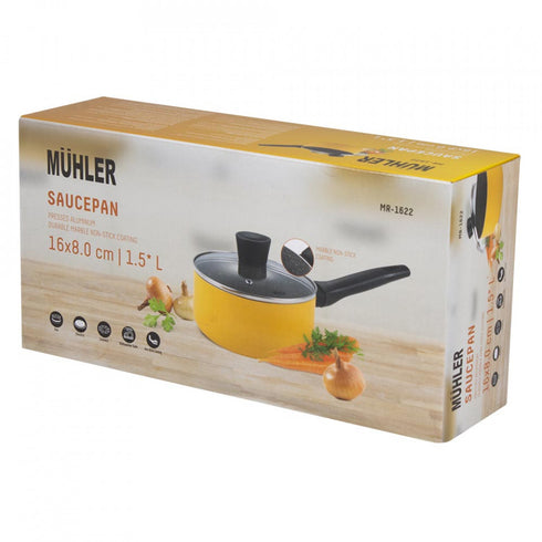 Cratita cu capac Muhler Ida MR-1622 16x8cm, 1.5L 1002745