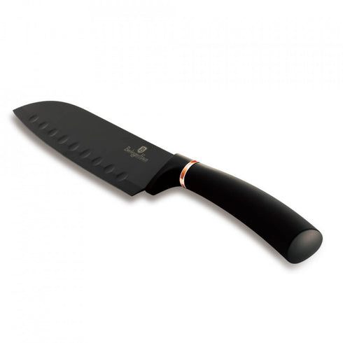 Cutit Santoku 17.5 cm din otel inoxidabil Black Rose Collection Berlinger Haus BH 2330