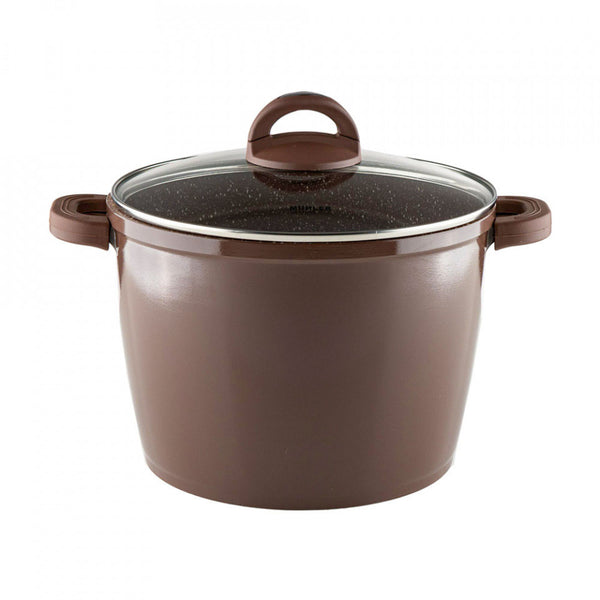 Oala adanca cu capac Muhler Mia MR-2429M 24x17