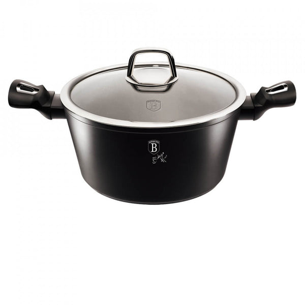 Oala cu capac 20 cm Black Silver Collection Berlinger Haus BH 1851