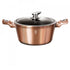 Oala cu capac 20 cm Rose Gold (Cupru) Metallic Line Berlinger Haus BH 1514N