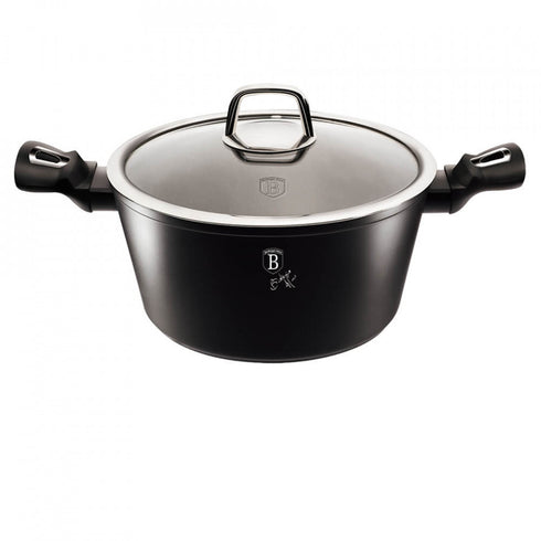 Oala cu capac 24 cm Black Silver Collection Berlinger Haus BH 1852