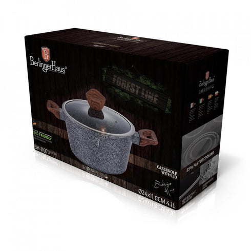 Oala cu capac 24 cm Forest Line Berlinger Haus BH 1197