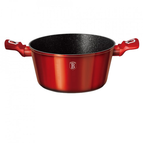 Oala cu capac 28 cm Rose Gold (Cupru) Metallic Line Berlinger Haus BH 1516N