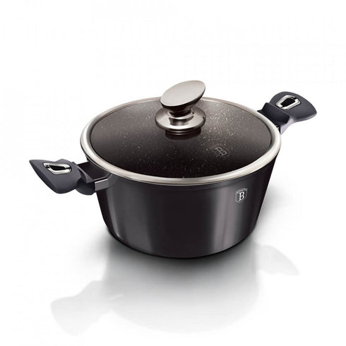 Oala cu capac 20 cm Rose Gold (Cupru) Metallic Line Berlinger Haus BH 1514N