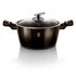 Oala cu capac Metallic Line Shiny Black Edition BerlingerHaus BH 6604