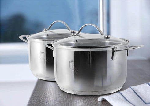 Oala cu capac otel inoxidabil 18 cm Silver Jewellery Collection Berlinger Haus BH-6290