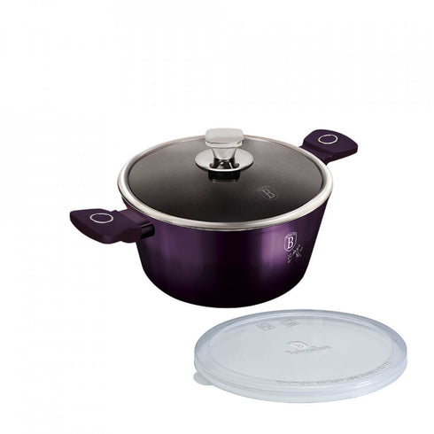 Oala cu capac Purple Eclipse Collection BerlingerHaus BH 6628