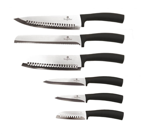 Set cutite (6 piese) Black Silver Collection BerlingerHaus BH 2478