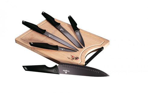 Set cutite (6 piese) Black Silver Collection BerlingerHaus BH 2709