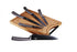 Set cutite otel inoxidabil (6 piese) cu tocator din bambus Carbon Pro Berlinger Haus BH 2567