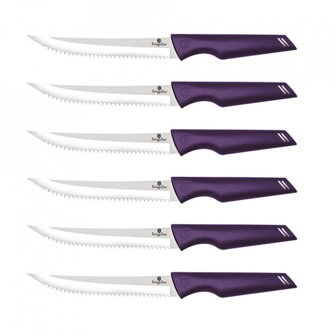 Set cutite pentru friptura (6 piese) Purple Eclipse Collection BerlingerHaus BH 2789