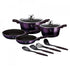 Set oale si tigai (10 piese) Purple Eclipse Collection BerlingerHaus BH 7140