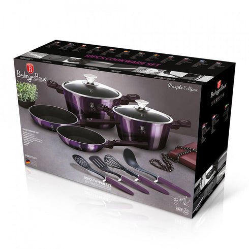 Set oale si tigai (10 piese) Purple Eclipse Collection BerlingerHaus BH 7140