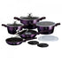 Set oale si tigai (13 piese) Purple Eclipse Collection BerlingerHaus BH 7143