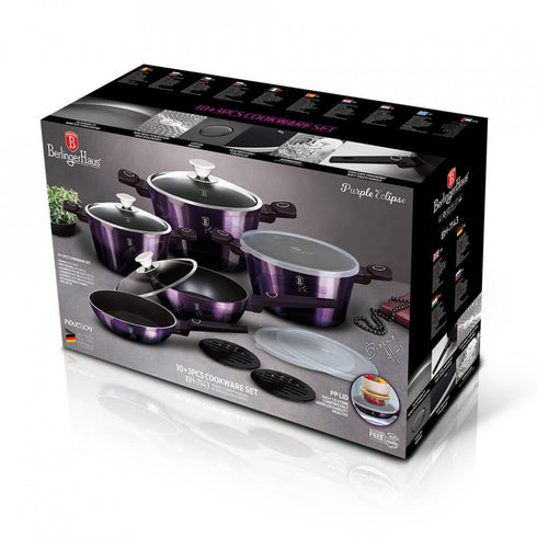 Set oale si tigai (13 piese) Purple Eclipse Collection BerlingerHaus BH 7143