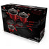 Set oale si tigai (14 piese) Burgundy Metallic Line BerlingerHaus BH 6781