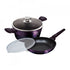 Set oale si tigai (4 piese) Purple Eclipse Collection BerlingerHaus BH 7102