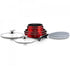 Set oale si tigai marmorate cu maner detasabil (9 piese) din aluminiu forjat Burgundy Metalic Line Berlinger Haus BH 6145