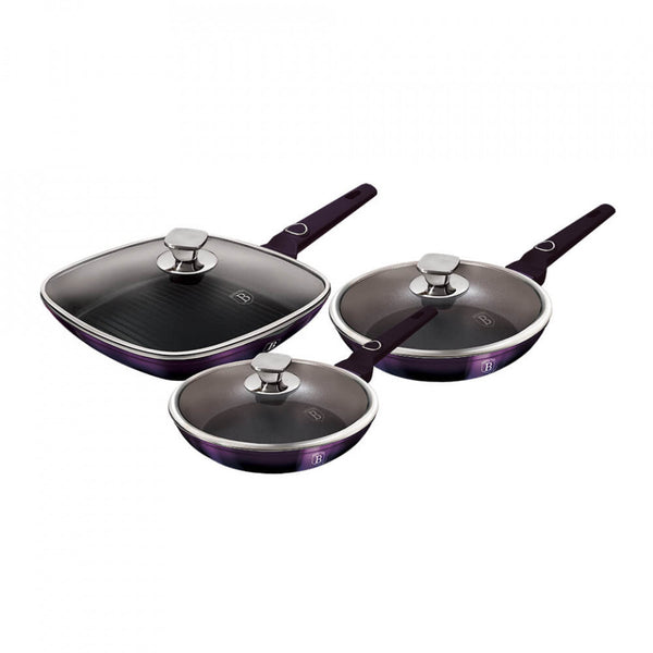 Set tigai (6 piese) Purple Eclipse Collection BerlingerHaus BH 7107