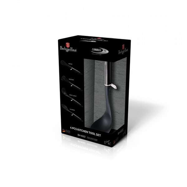 Set ustensile de bucatarie (4 piese) Metallic Line Carbon Pro Edition Berlinger Haus BH 6322