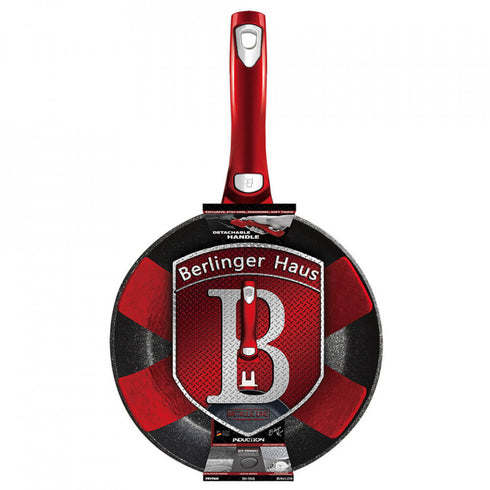 Tigaie 28 cm cu maner detasabil Granit Diamond Line Berlinger Haus BH-1955