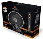 Tigaie cu capac adanca 24 cm Granit Diamond Line Berlinger Haus BH 1107N