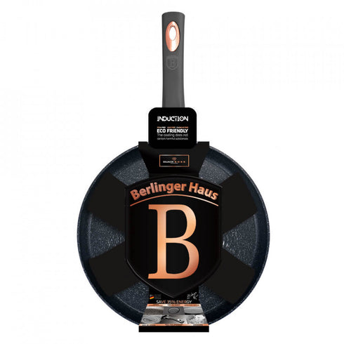 Tigaie de sotat 26 cm Rose Gold (Cupru) Metallic Line Berlinger Haus BH 1522N