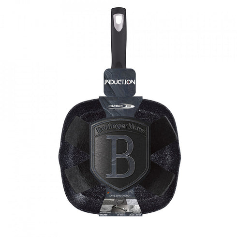 Tigaie grill 28 cm Metallic Line Carbon Pro Edition Berlinger Haus BH 6901