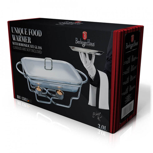 Vas de incalzit (Food Warmer) 3L Black Silver Collection Berlinger Haus BH 1381